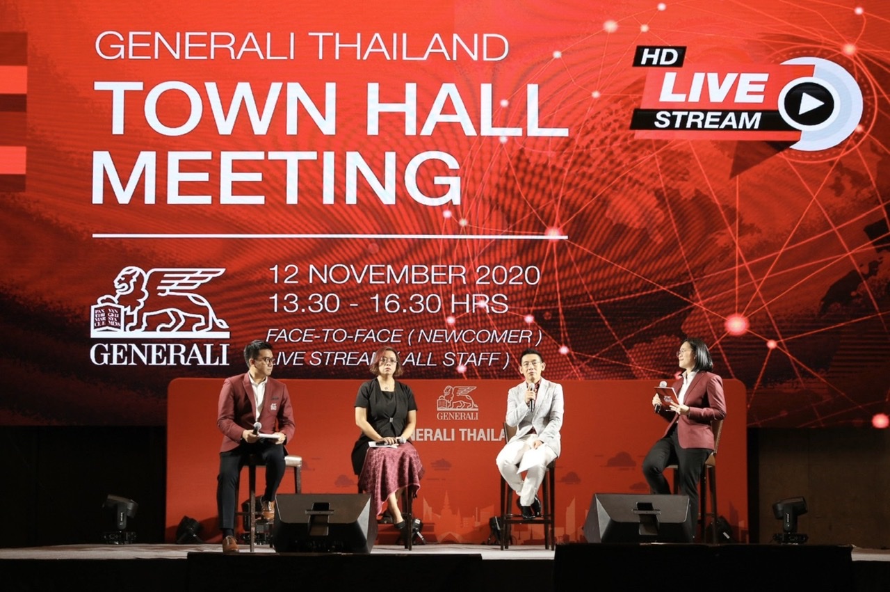 เจนเนอราลี่ จัดงานTown Hall  ไตรมาสที่3 ปี 2563เผยภาพรวมเติบโตในทุกมิติ 