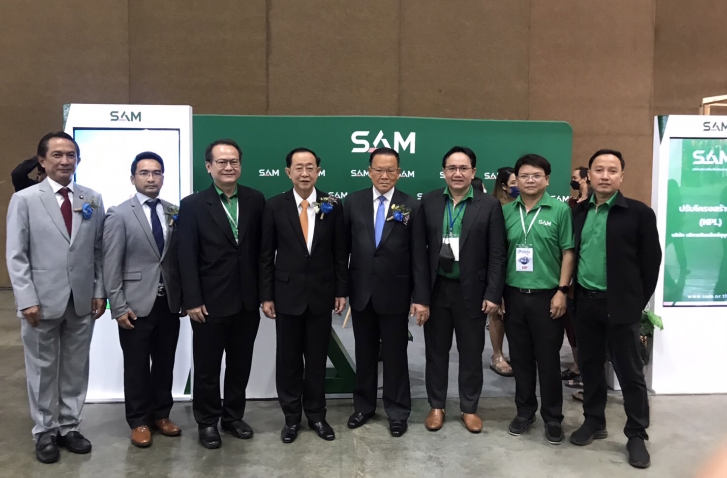 SAM บริษัทบริหารสินทรัพย์ของคนไทย เข้าร่วมงานมหกรรมร่วมใจแก้หนี้ฯ ณ อิมแพคเมืองทอง ได้รับการตอบรับจากลูกค้าที่ให้ความไว้วางใจ SAM ในการดูแลอย่างคับคั่ง