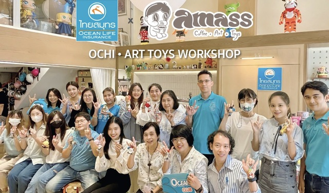 OCEAN LIFE ไทยสมุทร จัดกิจกรรม OCHI ART TOYS WORKSHOP จับเทรนด์ลูกค้าที่ชื่นชอบงานDIY ร่วม สร้างสรรค์พวงกุญแจแบบไม่ซ้ำใคร